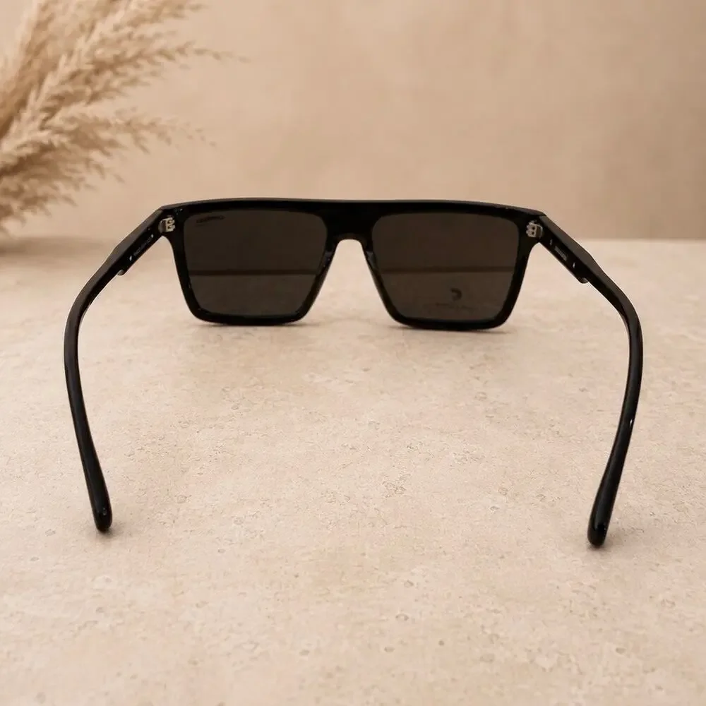 Carrera Black Polarized Square Sunglasses